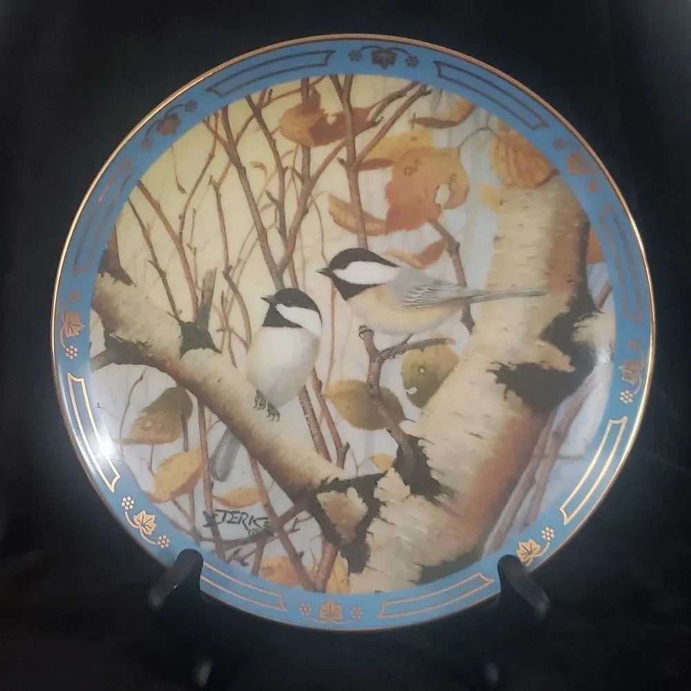 Derk Hansen "Black Caps and Tails" Collectible Plate from the Danbury Mint